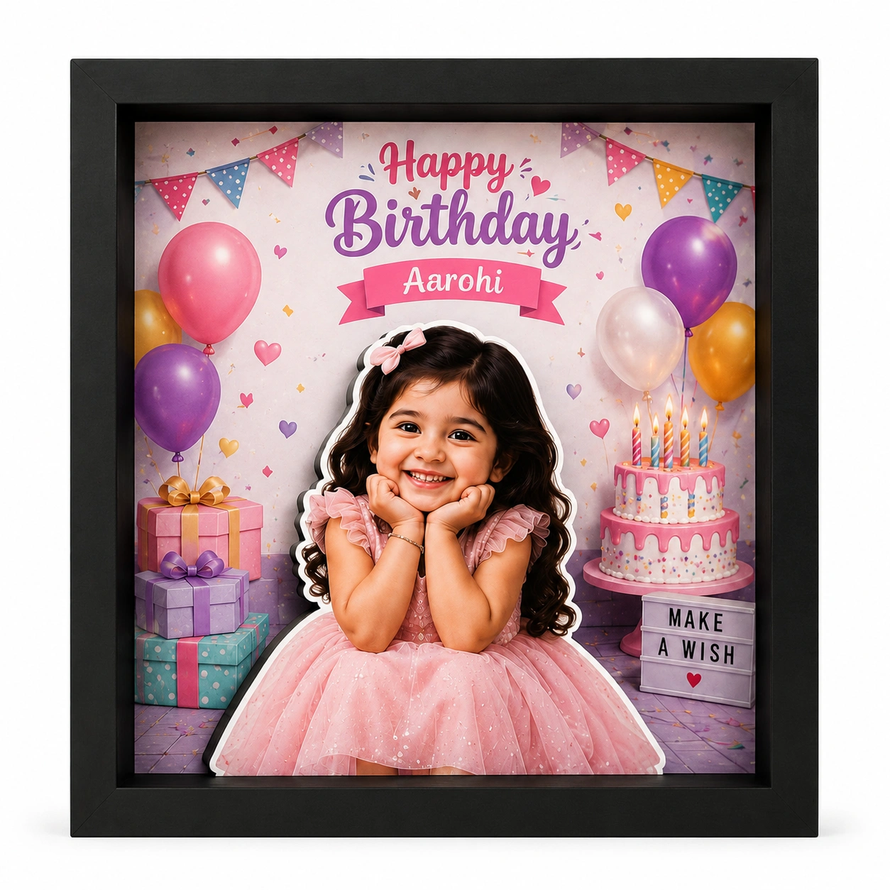 Birtahday Princess  3D Frame